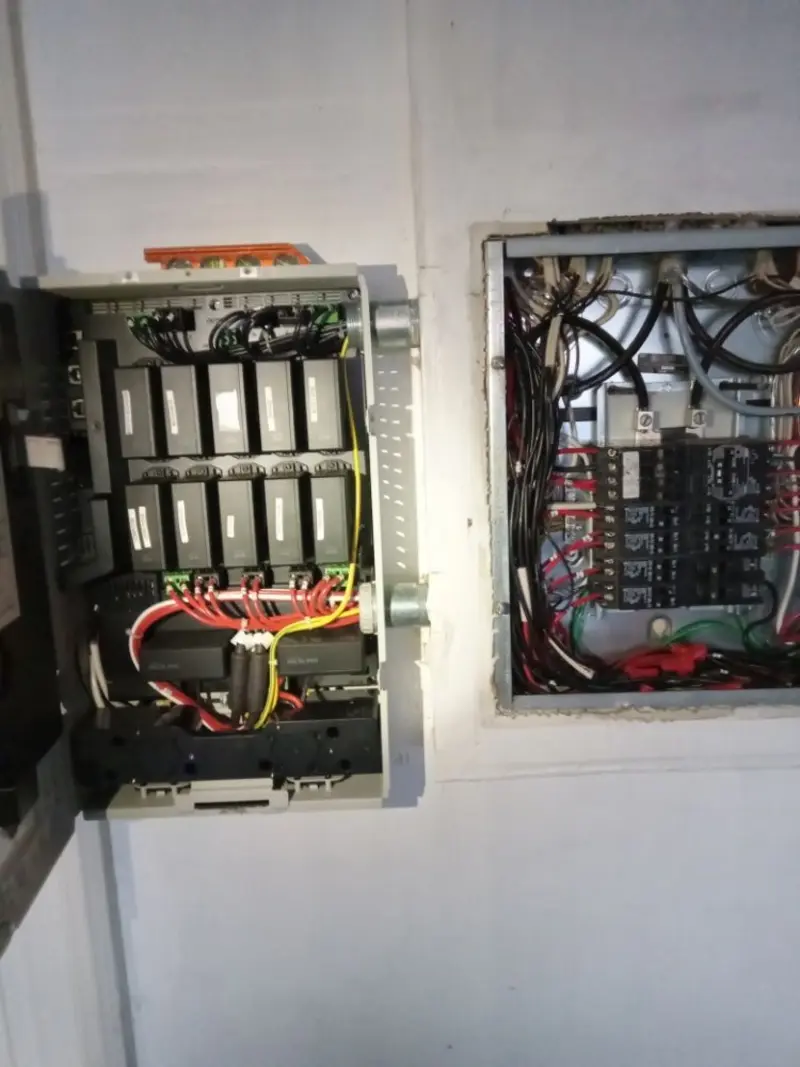Electrical panel upgrade completed for Commercial Electrician Services in Stowe